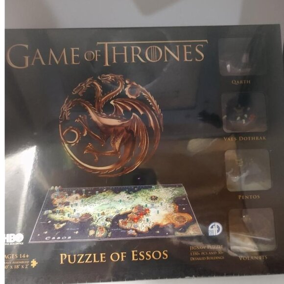 Game Of Thrones Jigsaw Puzzle Of Essos For Ages 14+ - Picture 2 of 5